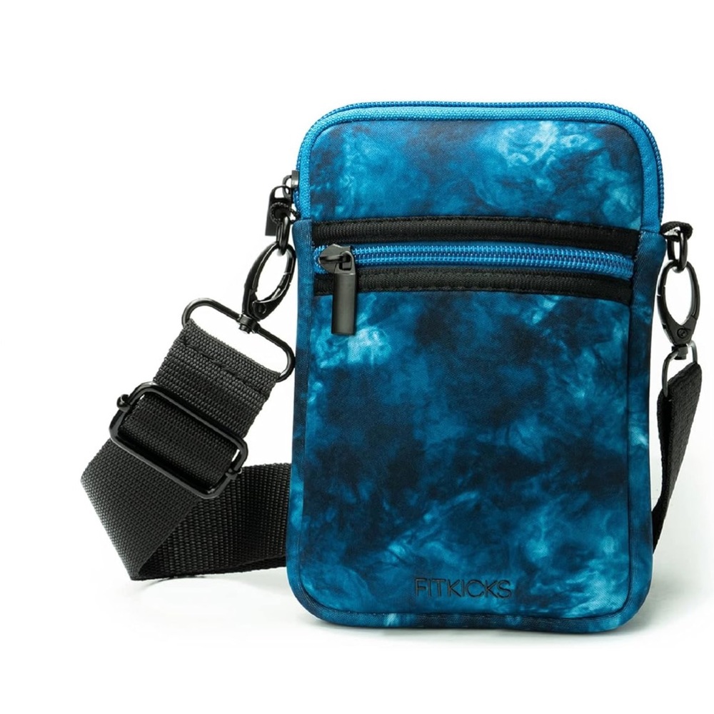 NEW FITKICKS Crossovers Crossbody Sport Water-Resistant Purse in Abyss
